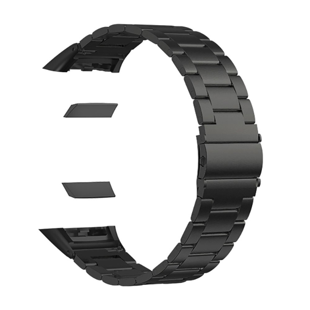 Huawei Band 6 Stilrent länkarmband i metall, Svart