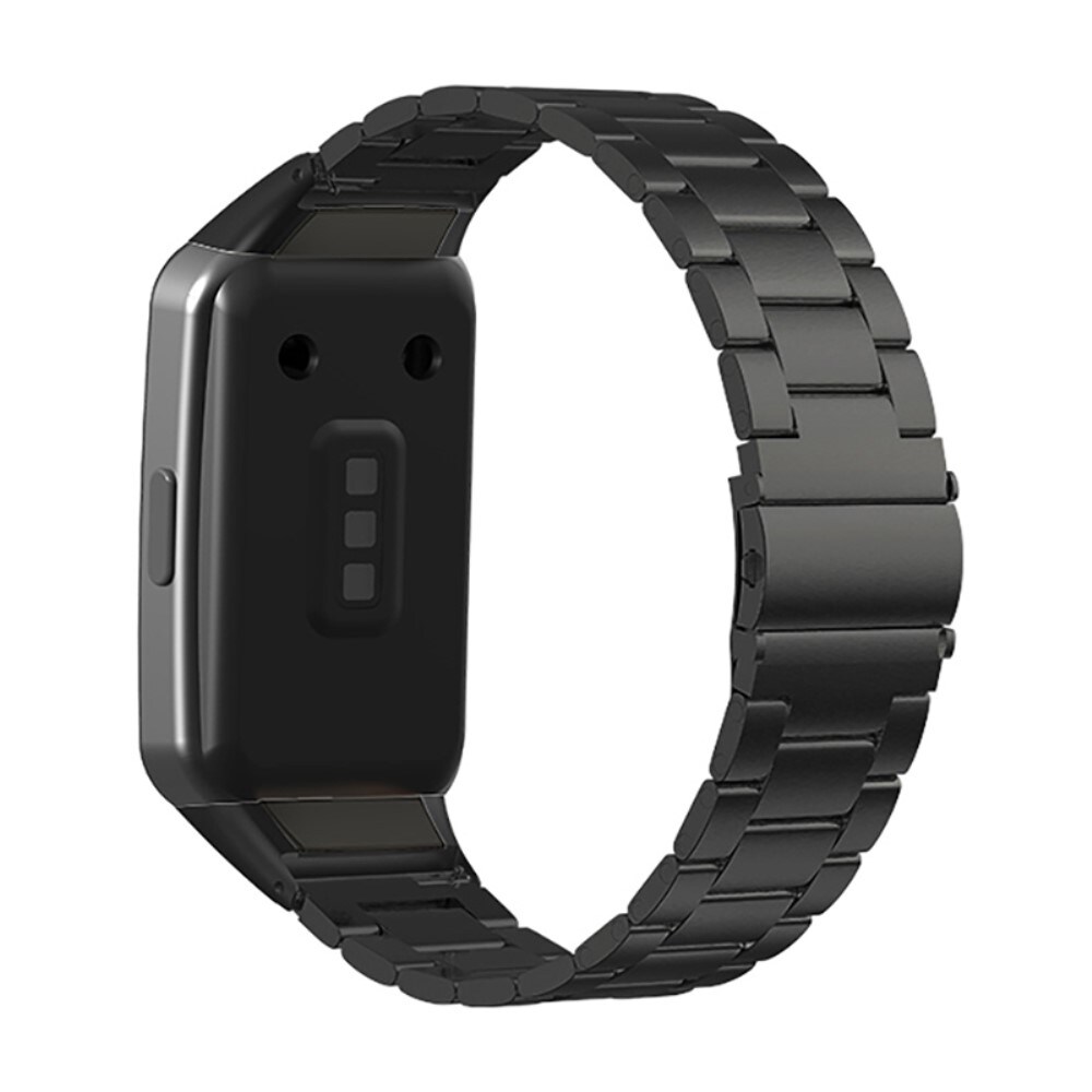 Huawei Band 6 Stilrent länkarmband i metall, Svart