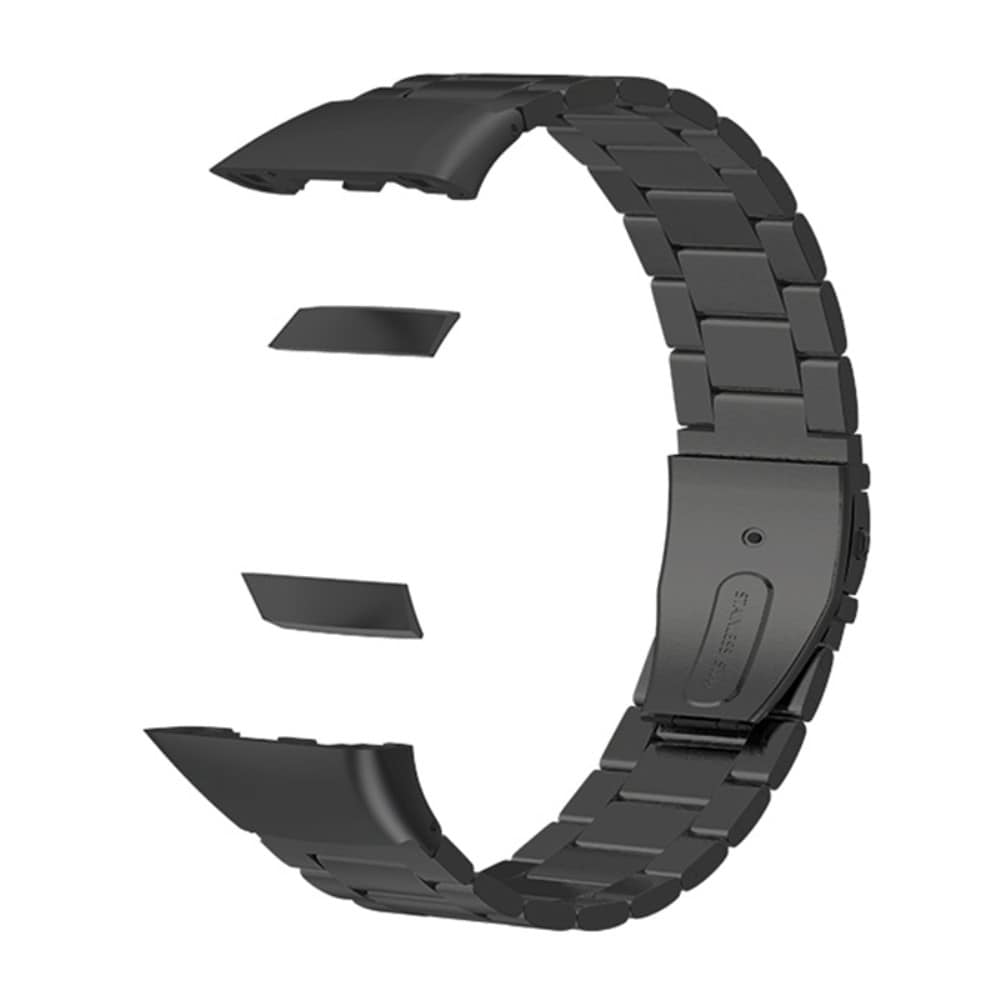 Huawei Band 6 Stilrent länkarmband i metall, Svart