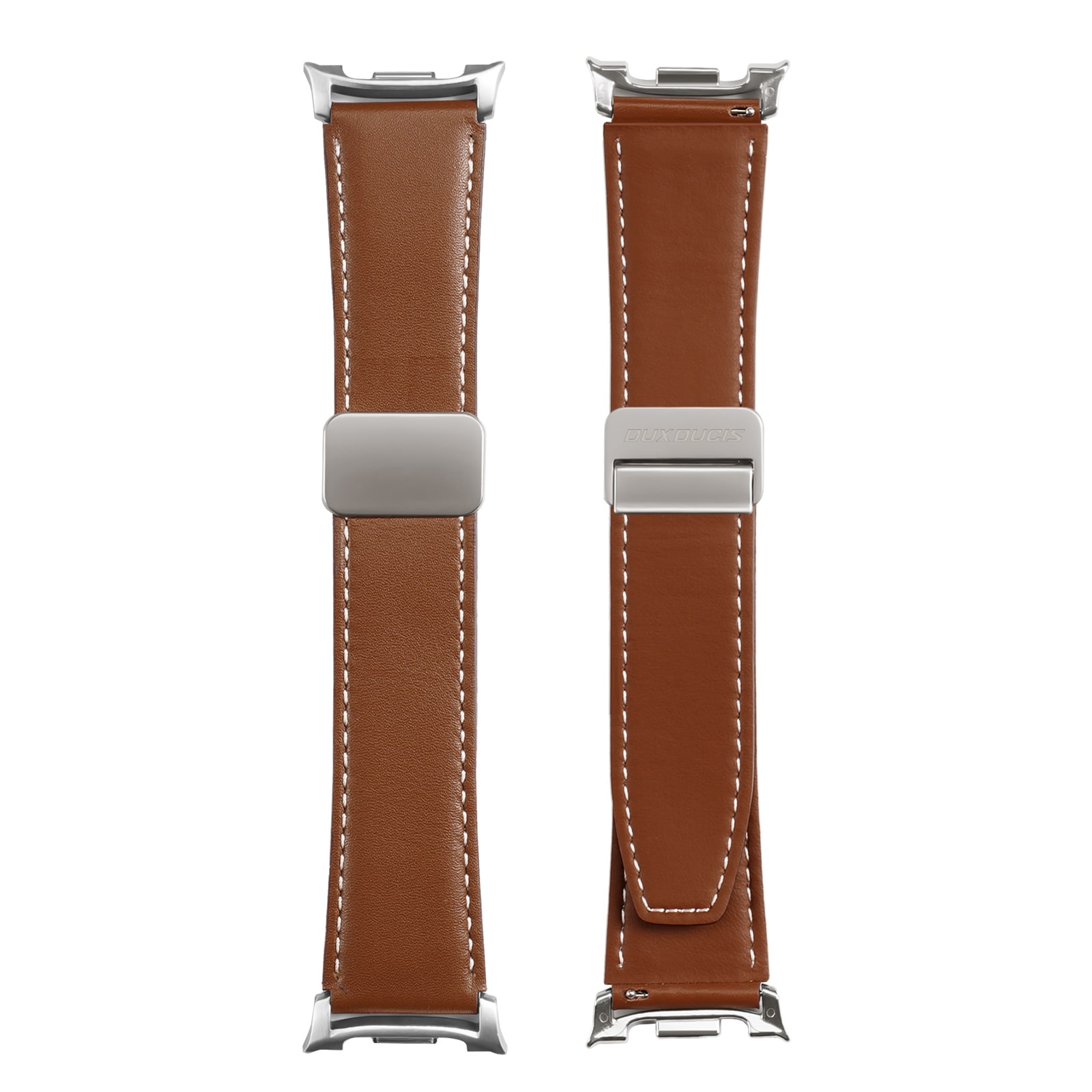 Samsung Galaxy Watch 8 44mm Armband i läder, Brun