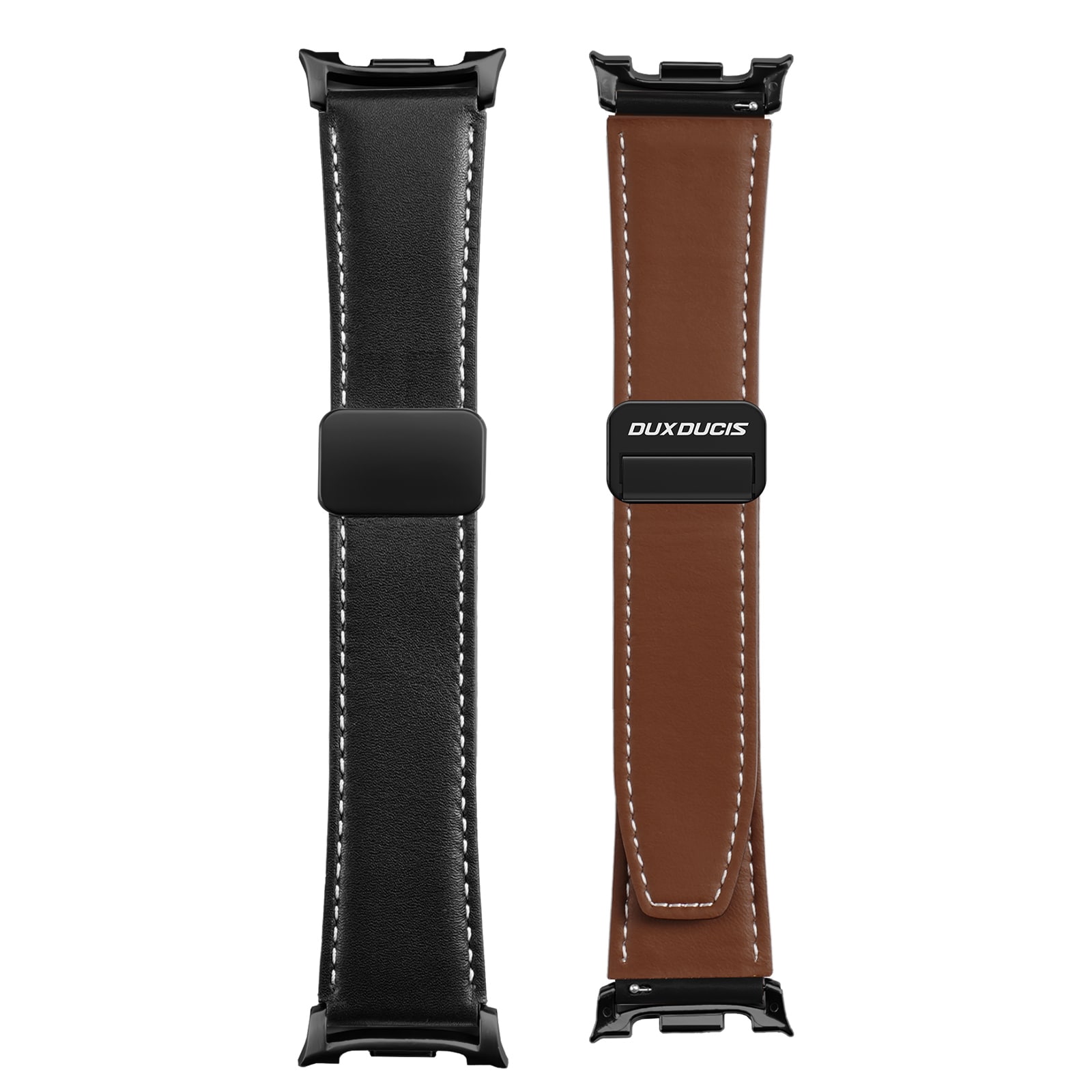 Samsung Galaxy Watch 8 40mm Armband i läder, Svart
