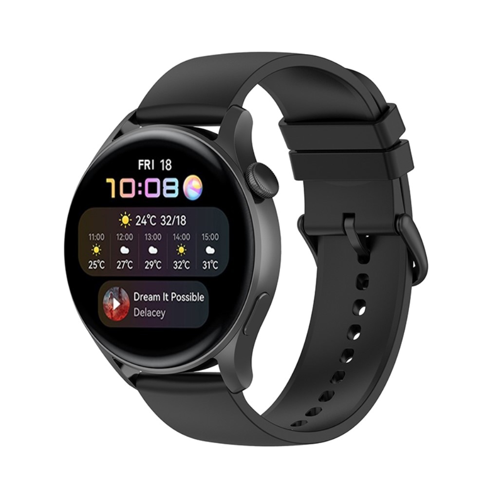 Huawei Watch GT 2e Armband i silikon, svart