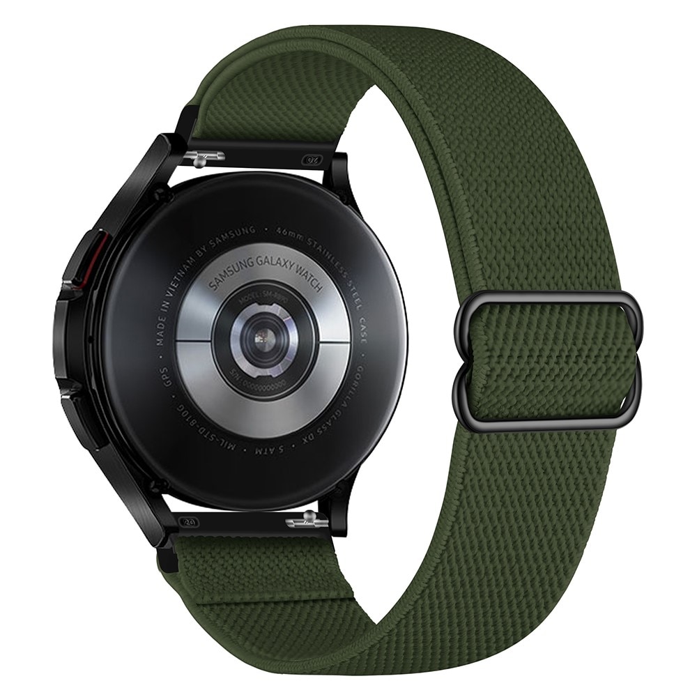 Samsung Galaxy Watch 6 44mm Armband i resår, mörkgrön