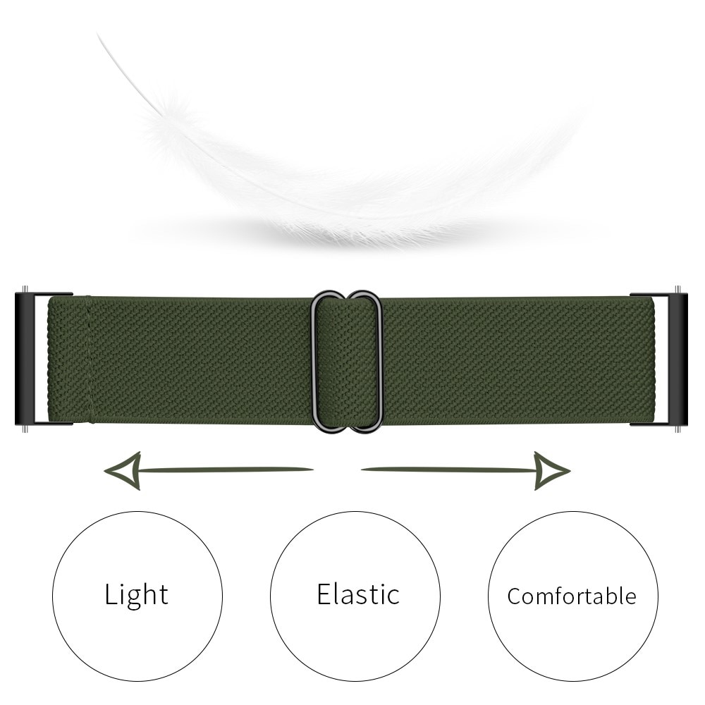 Garmin Forerunner 55 Armband i resår, mörkgrön