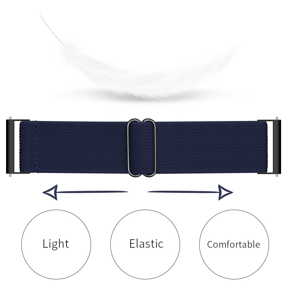 Hama Fit Watch 4910 Armband i resår, mörkblå