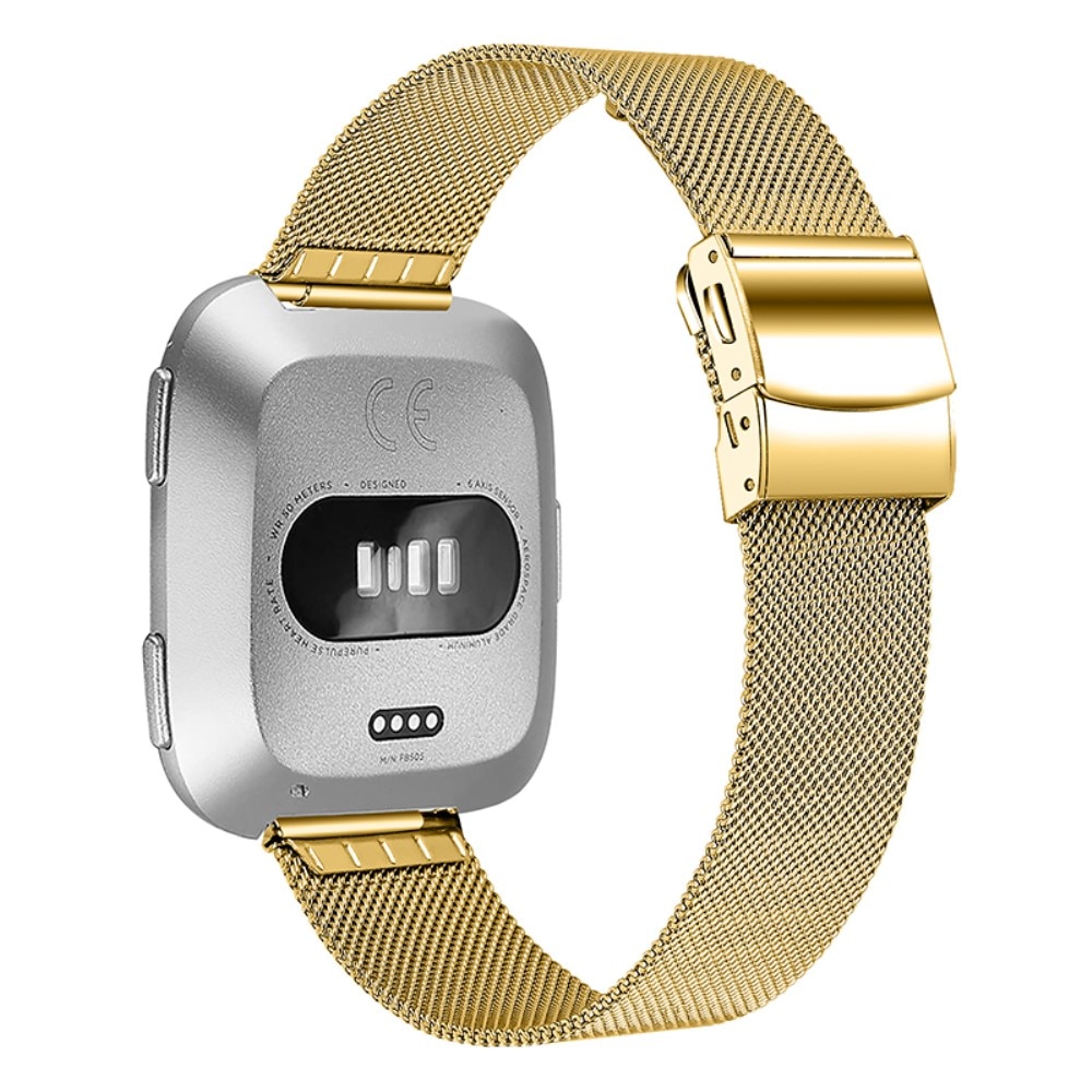 Fitbit Versa/Versa 2 Armband i mesh, guld