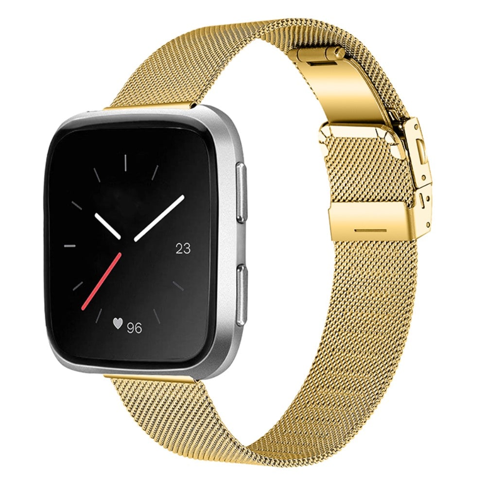 Fitbit Versa/Versa 2 Armband i mesh, guld