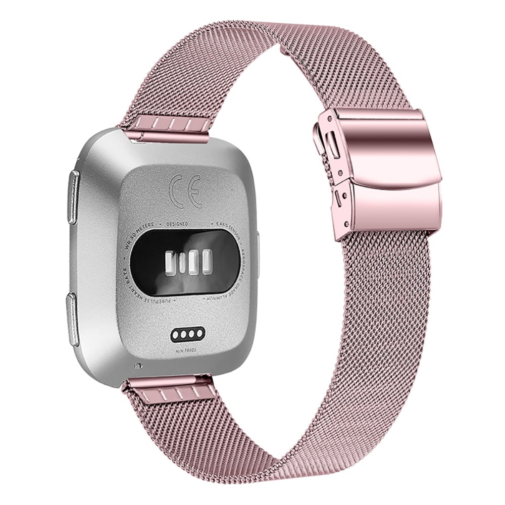 Fitbit Versa/Versa 2 Armband i mesh, rosa