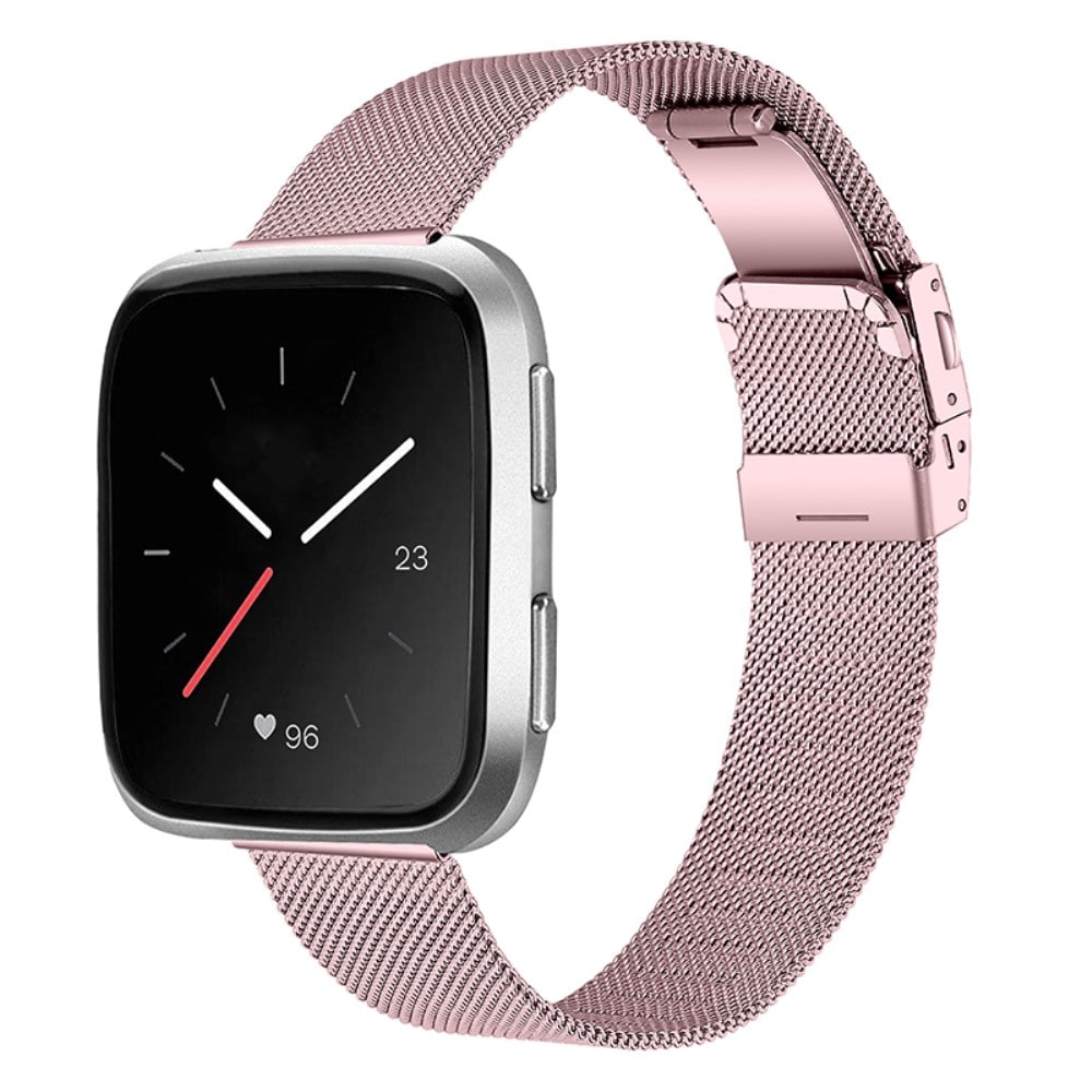 Fitbit Versa/Versa 2 Armband i mesh, rosa