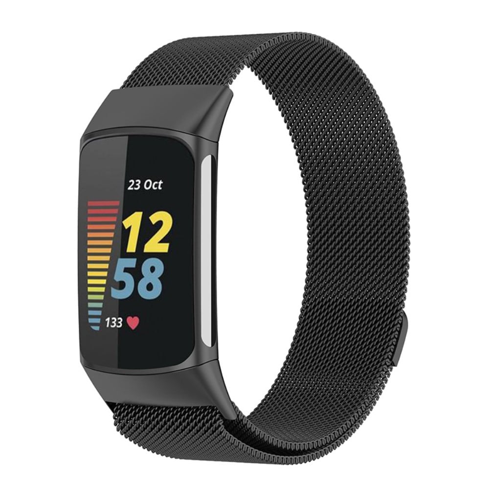 Fitbit Charge 6 Armband Milanese Loop, svart