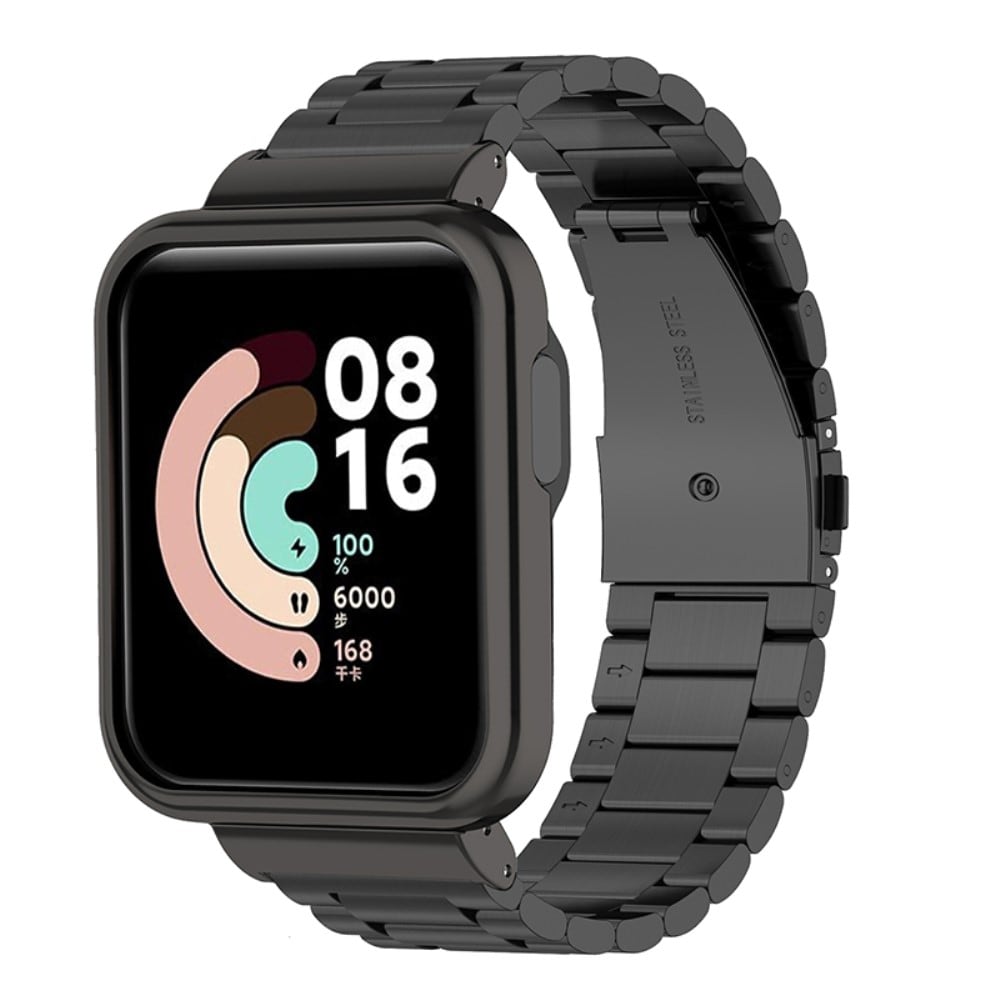 Xiaomi Mi Watch Lite Stilrent länkarmband i metall, Svart