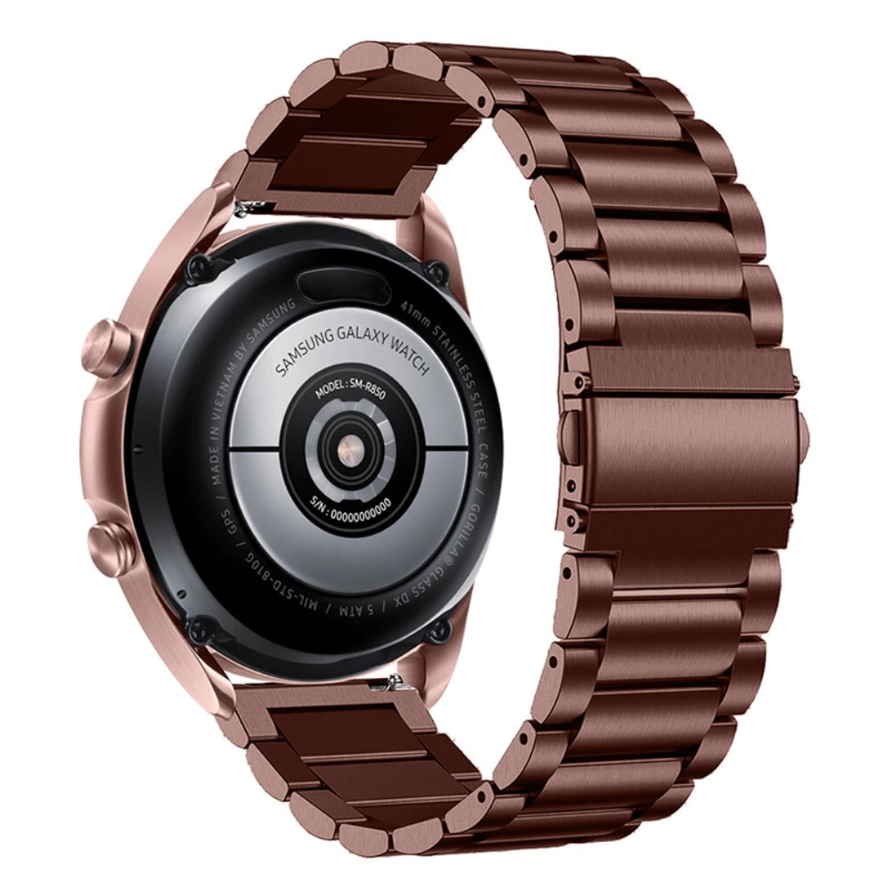 Samsung Galaxy Watch 4 44mm Stilrent länkarmband i metall, Brun