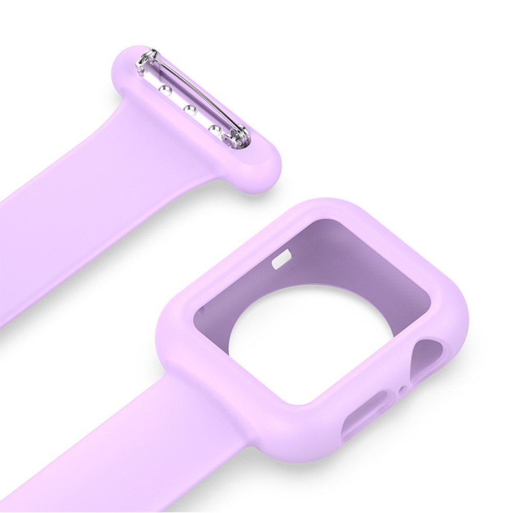 Apple Watch SE 40mm Sjuksköterskeklocka med skal, lila