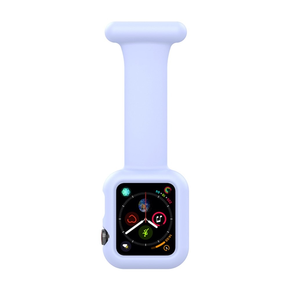 Apple Watch 41mm Series 7 Sjuksköterskeklocka med skal, ljusblå