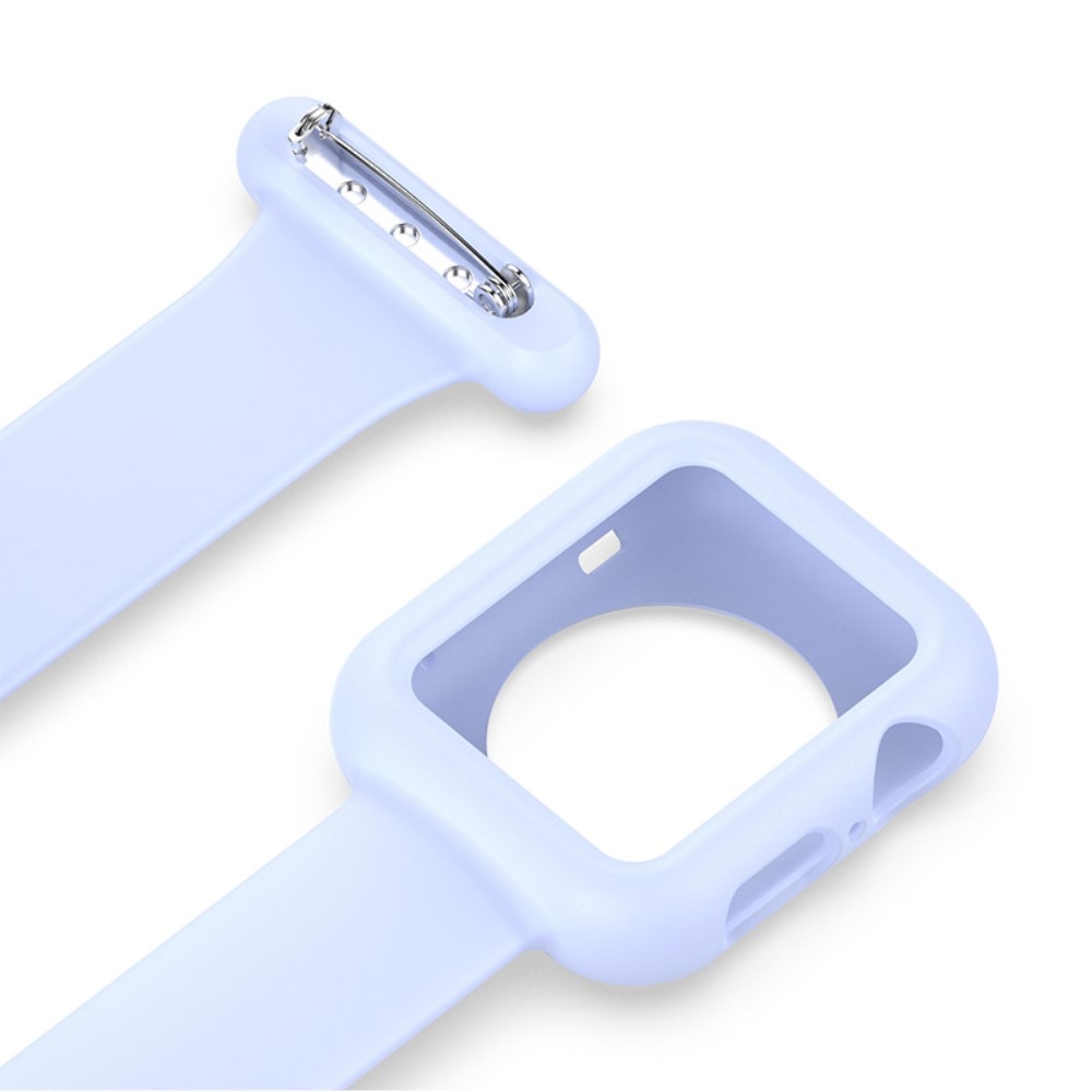 Apple Watch SE 40mm Sjuksköterskeklocka med skal, ljusblå