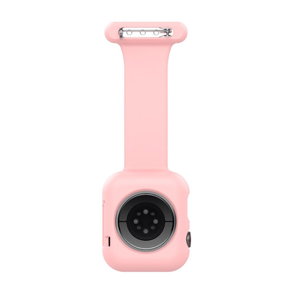 Apple Watch 45mm Series 8 Sjuksköterskeklocka med skal, rosa