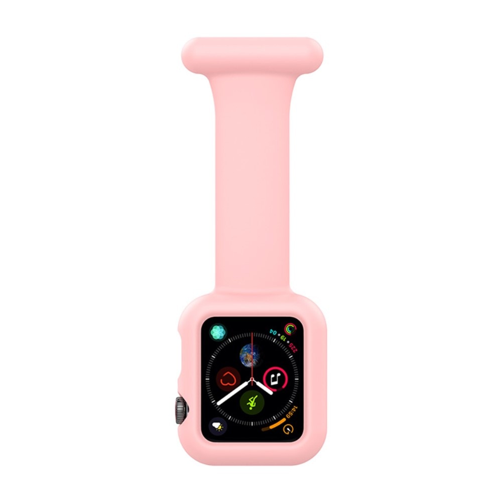 Apple Watch 45mm Series 7 Sjuksköterskeklocka med skal, rosa