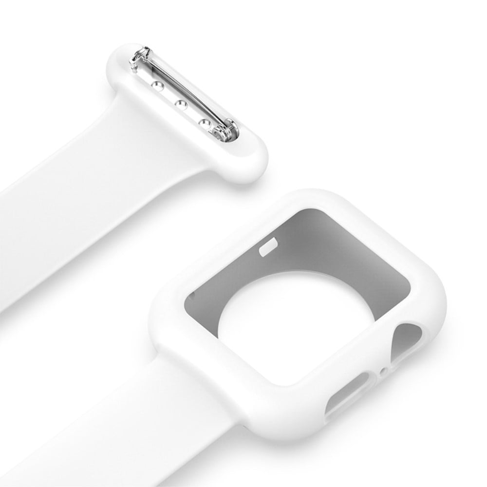 Apple Watch 45mm Series 9 Sjuksköterskeklocka med skal, vit