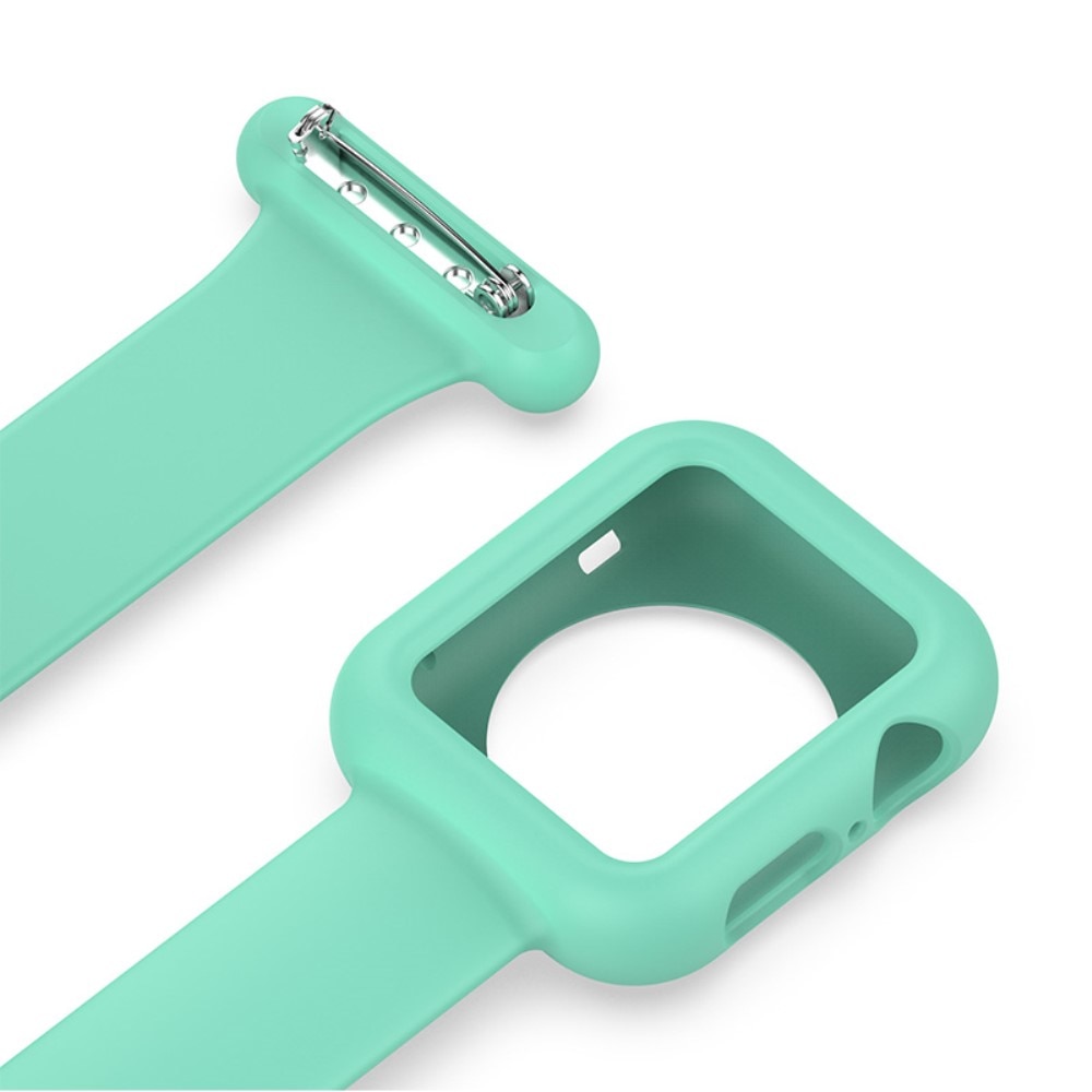 Apple Watch 45mm Series 9 Sjuksköterskeklocka med skal, grön