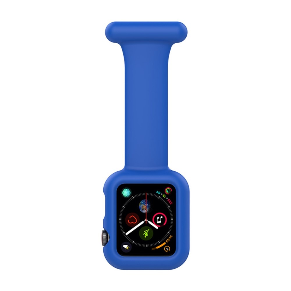 Apple Watch SE 44mm Sjuksköterskeklocka med skal, blå