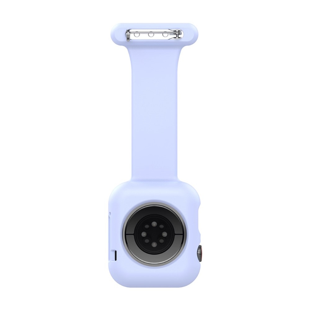 Apple Watch SE 44mm Sjuksköterskeklocka med skal, ljusblå