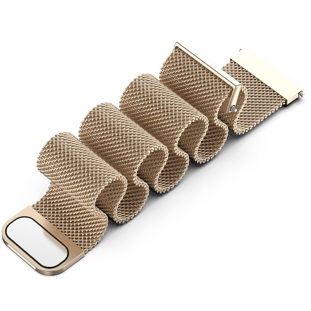 Polar Pacer Pro Armband Milanese Loop, champagneguld