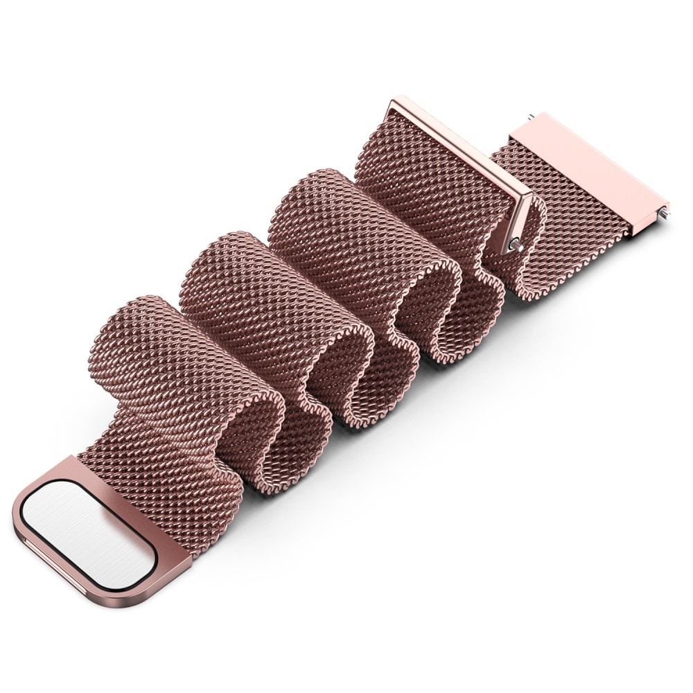 Polar Pacer Pro Armband Milanese Loop, rosa guld