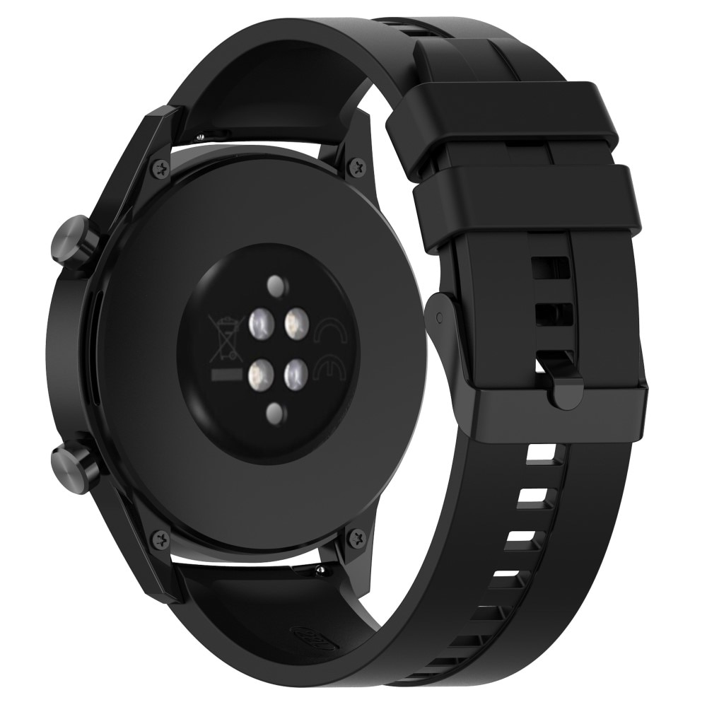 Huawei Watch GT 3 46mm/GT Runner Armband i silikon, svart