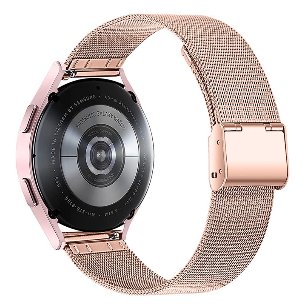 Samsung Galaxy Watch 6 Classic 43mm Armband i mesh, roséguld