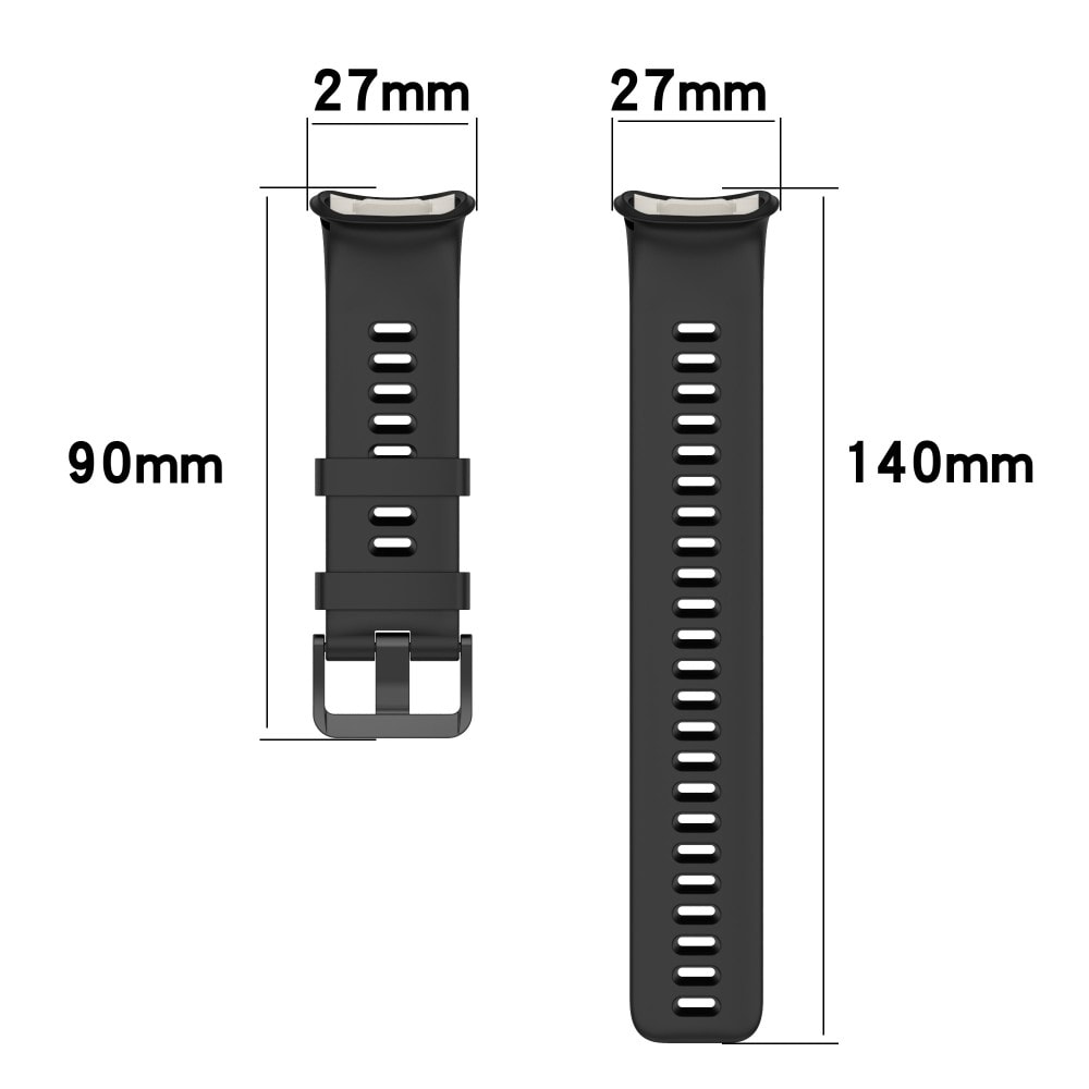 Polar Vantage V2 Armband i silikon, svart