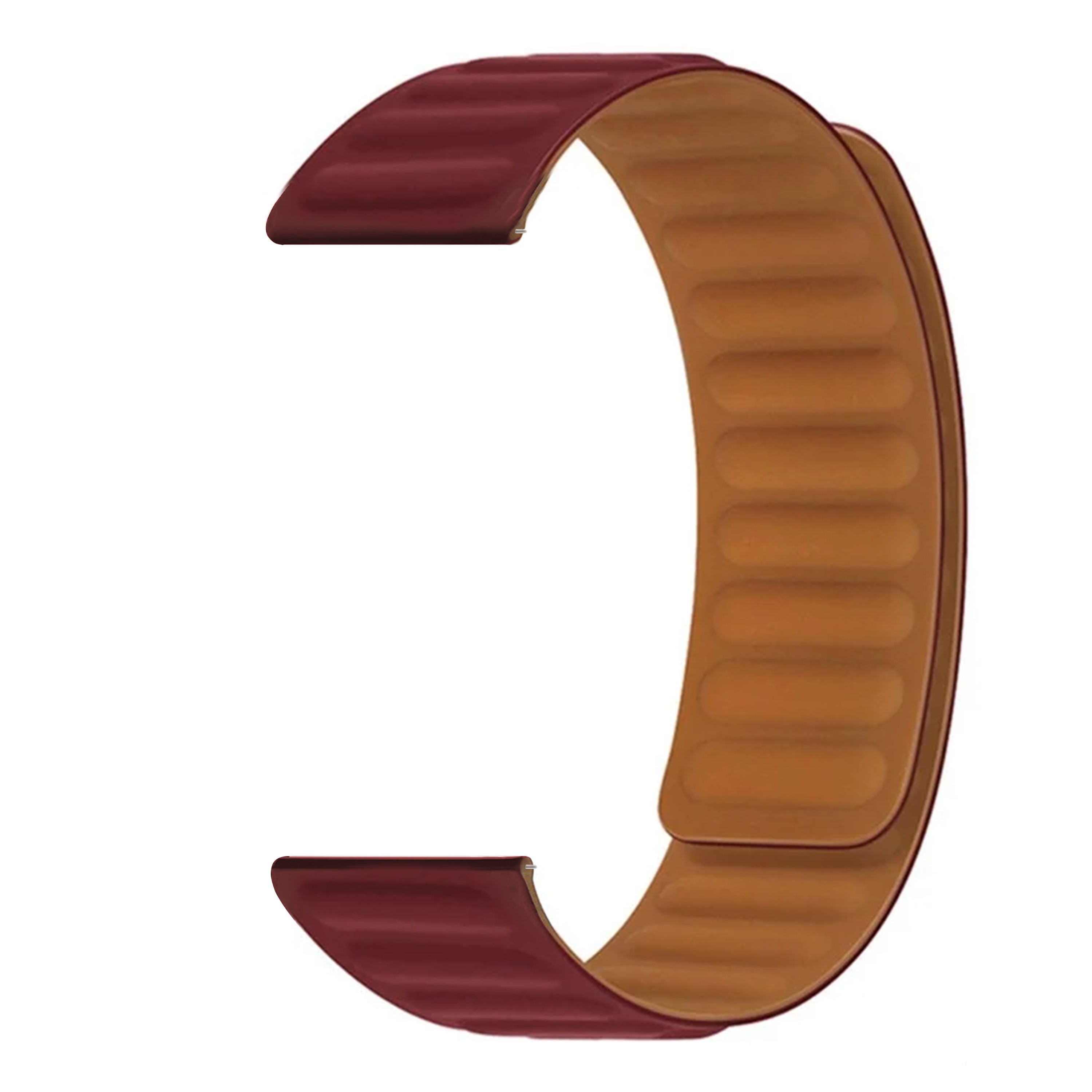 Amazfit Balance Armband i silikon med magnetstängning, vinröd