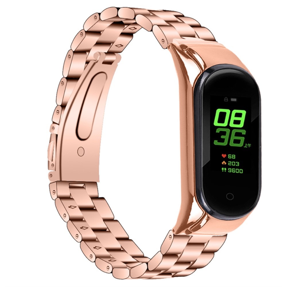 Xiaomi Mi Band 7 Stilrent länkarmband i metall, roséguld