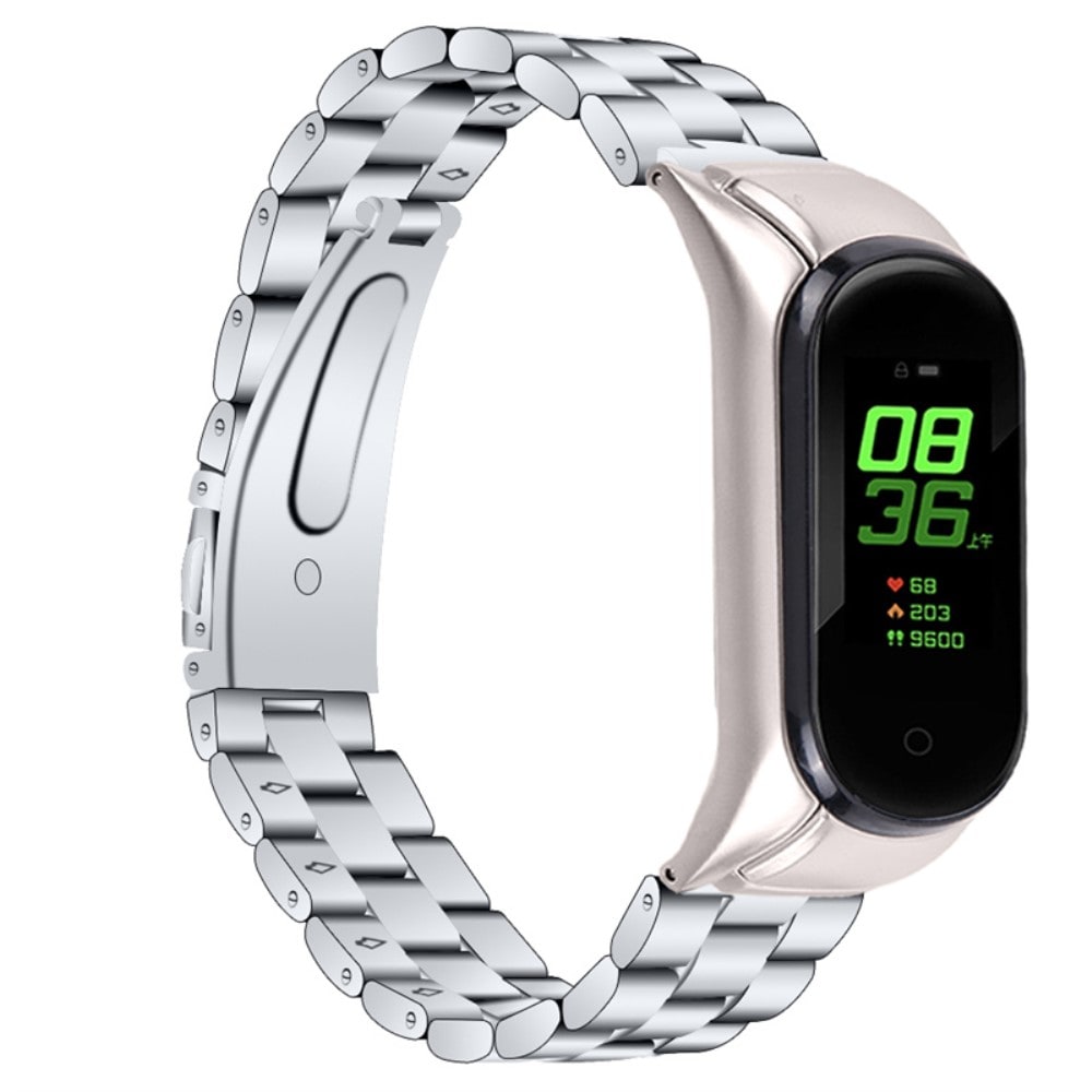 Xiaomi Mi Band 7 Stilrent länkarmband i metall, silver