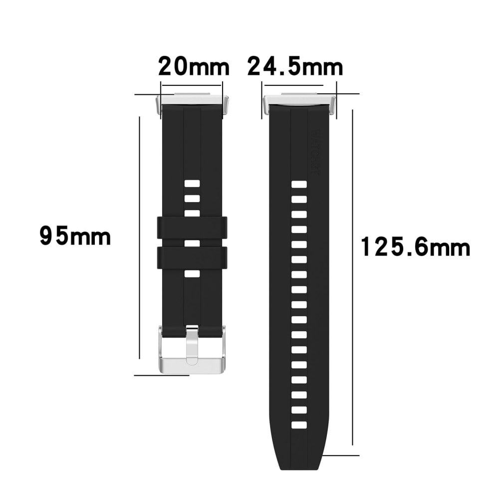 Huawei Watch Fit 2 Armband i silikon, Svart