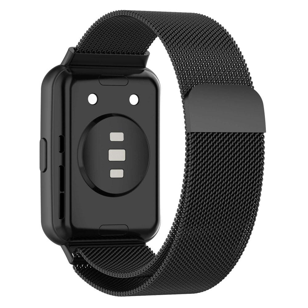Huawei Watch Fit 2 Armband Milanese Loop, Svart