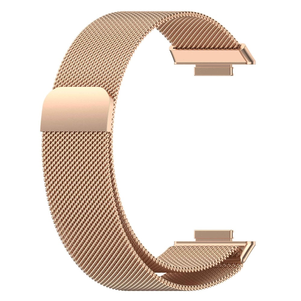 Huawei Watch Fit 2 Armband Milanese Loop, roséguld
