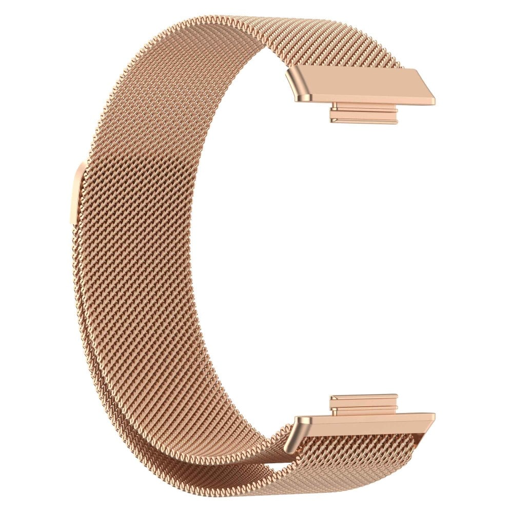 Huawei Watch Fit 2 Armband Milanese Loop, roséguld