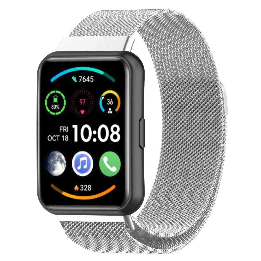 Huawei Watch Fit 2 Armband Milanese Loop, silver