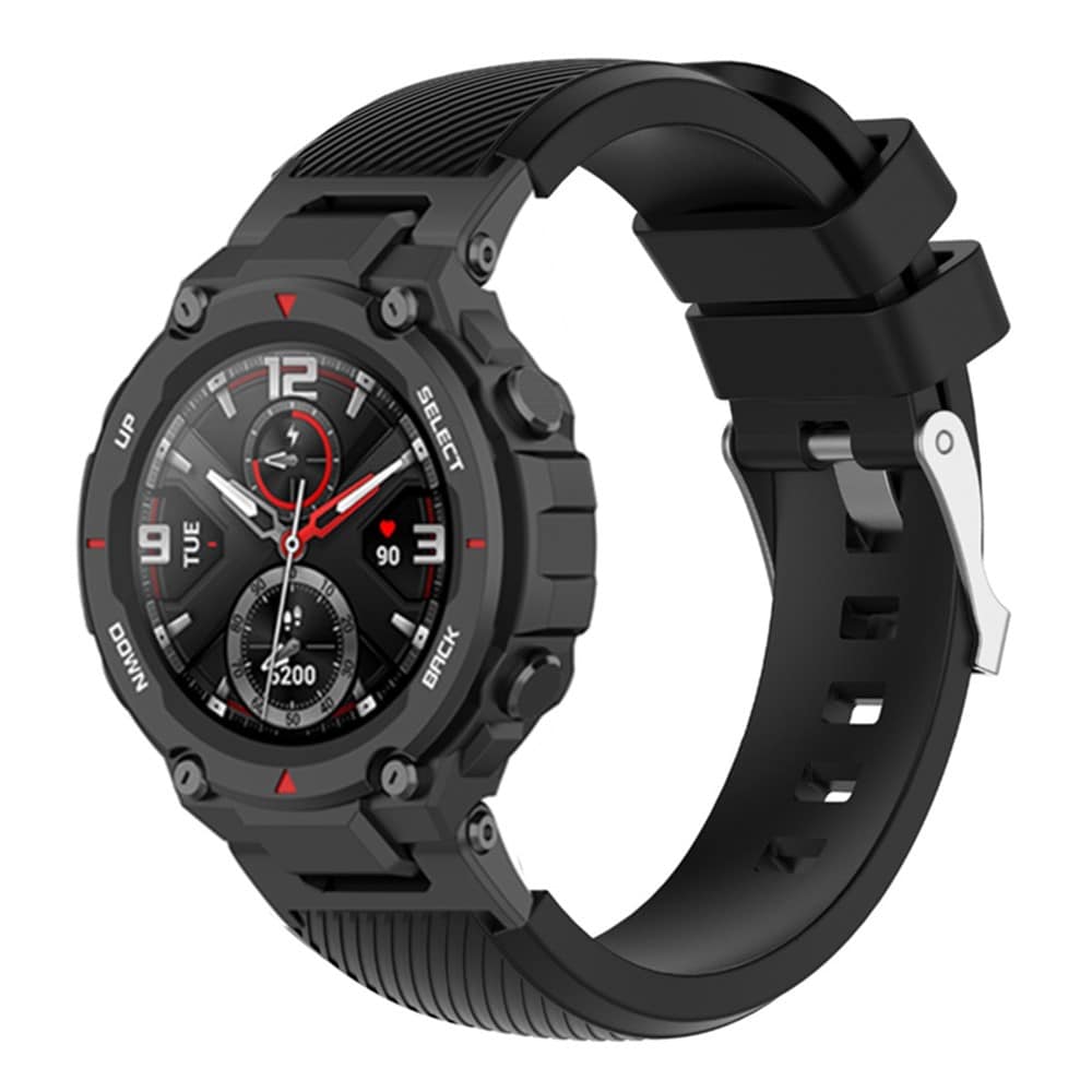 Amazfit T-Rex Pro/T-Rex Armband i silikon, Svart