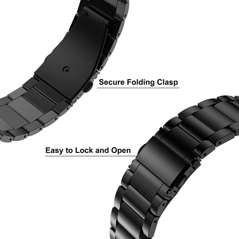 Samsung Galaxy Watch 6 Classic 47mm Snyggt armband i titan, svart