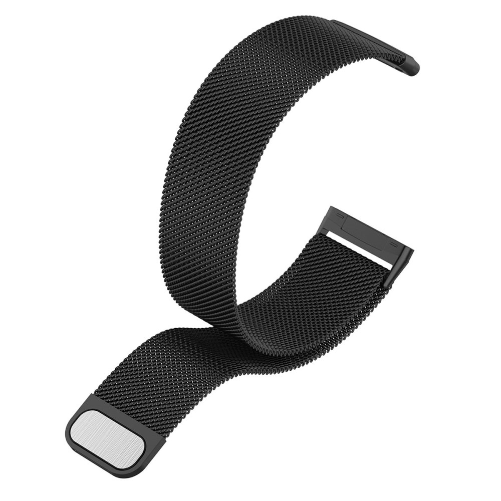 Fitbit Versa 4 Armband Milanese Loop, svart