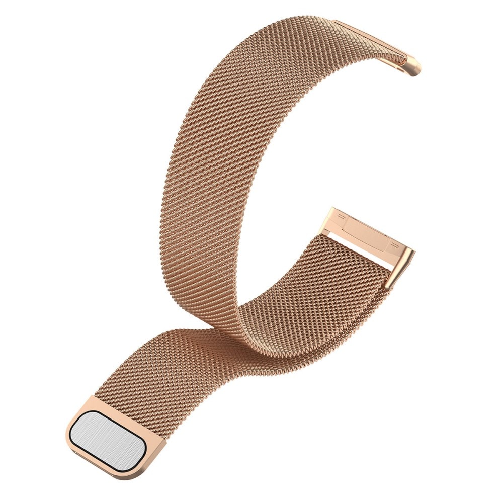 Fitbit Versa 3/Sense Armband Milanese Loop, roséguld