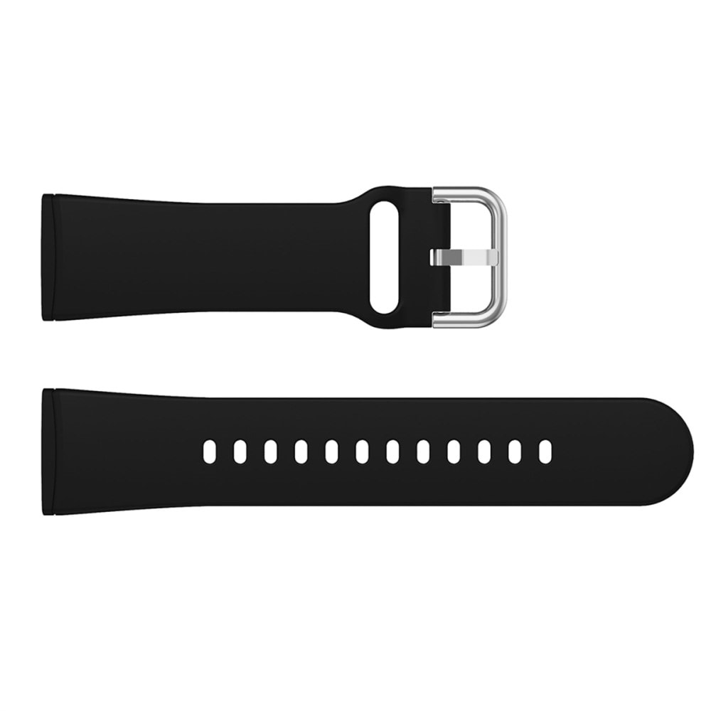 Fitbit Versa 3 Armband i silikon, svart