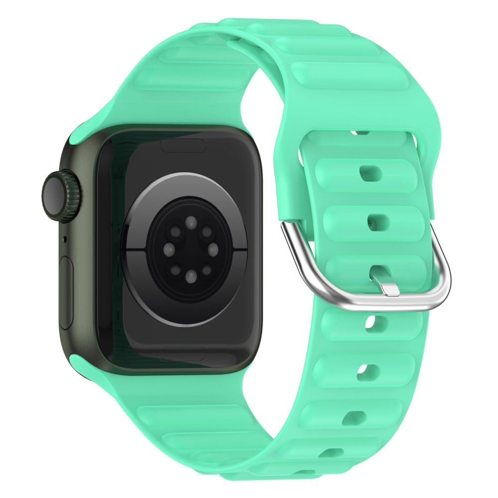 Apple Watch SE 44mm Sportigt armband i silikon, Grön