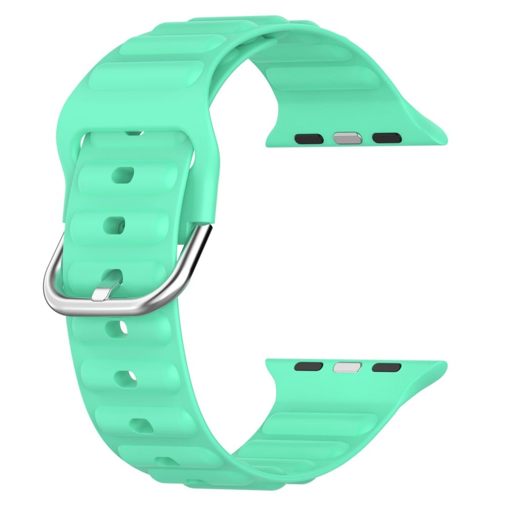 Apple Watch SE 44mm Sportigt armband i silikon, Grön
