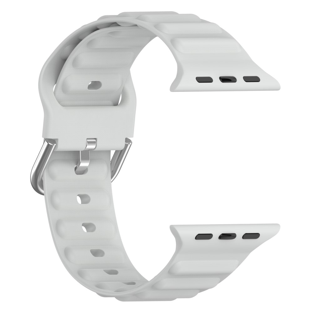 Apple Watch 45mm Series 7 Sportigt armband i silikon, grå
