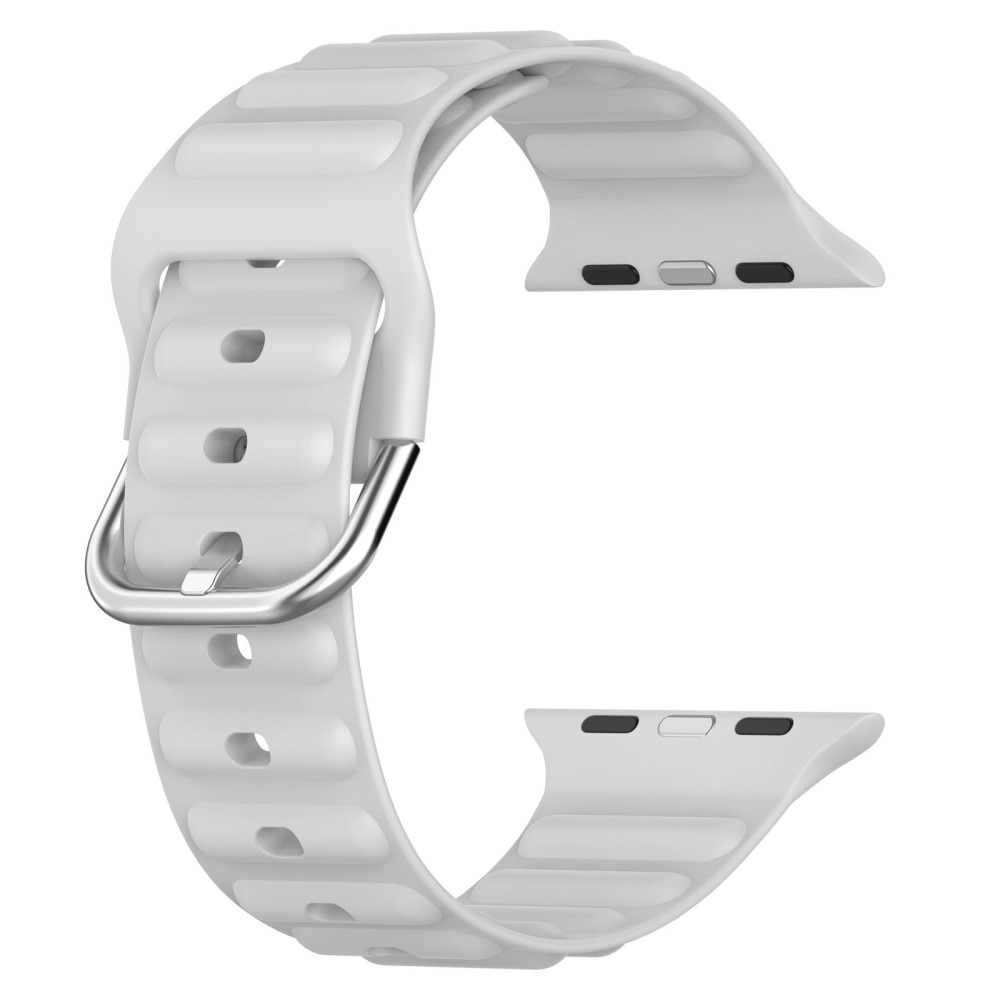 Apple Watch 45mm Series 7 Sportigt armband i silikon, grå