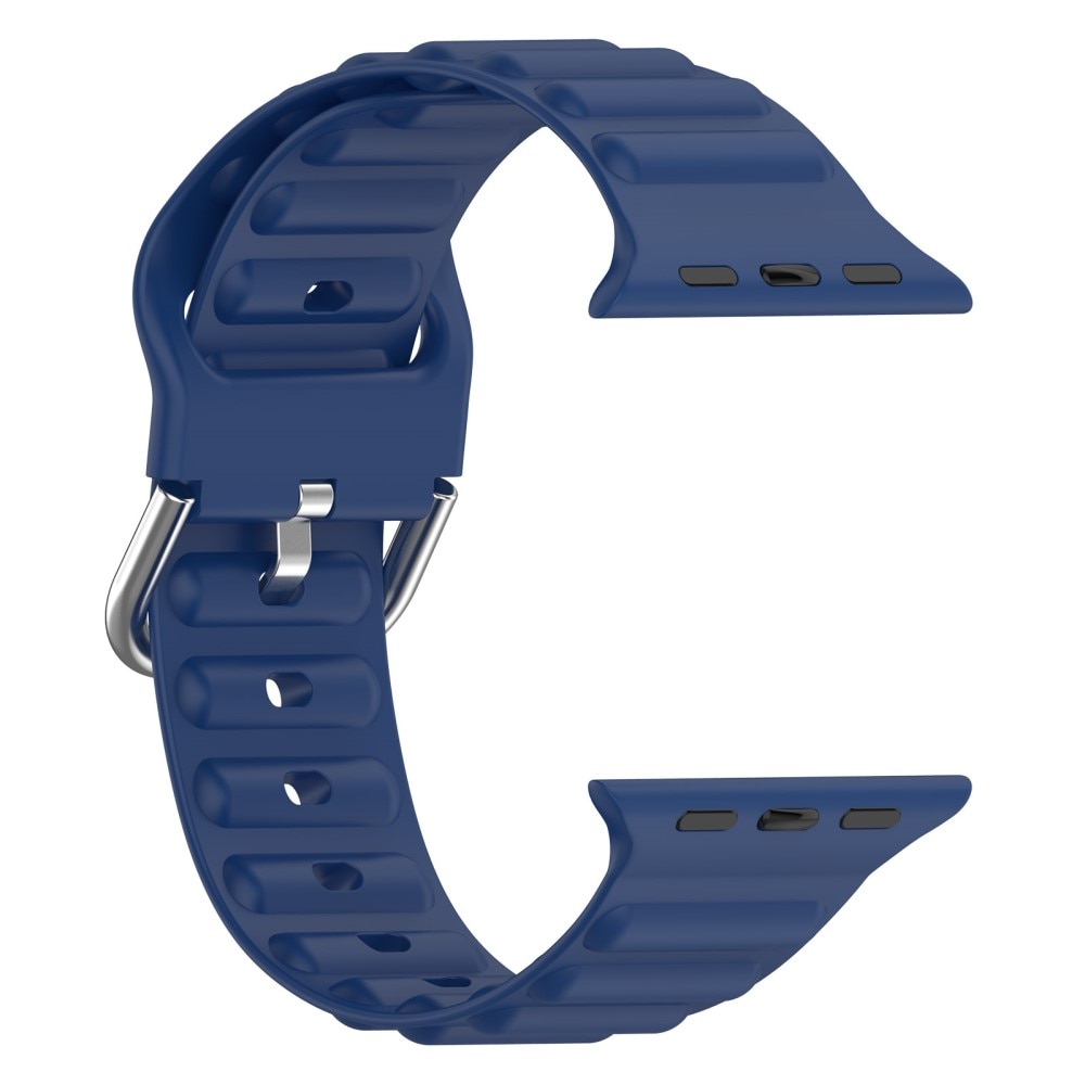 Apple Watch 45mm Series 9 Sportigt armband i silikon, blå