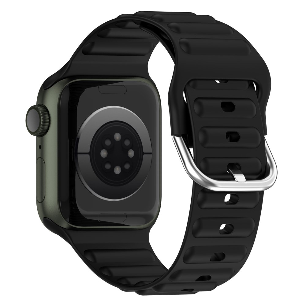 Apple Watch 41mm Series 7 Sportigt armband i silikon, svart