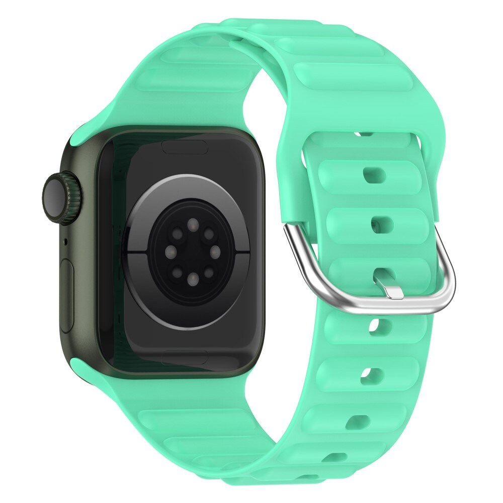 Apple Watch SE 40mm Sportigt armband i silikon, Grön